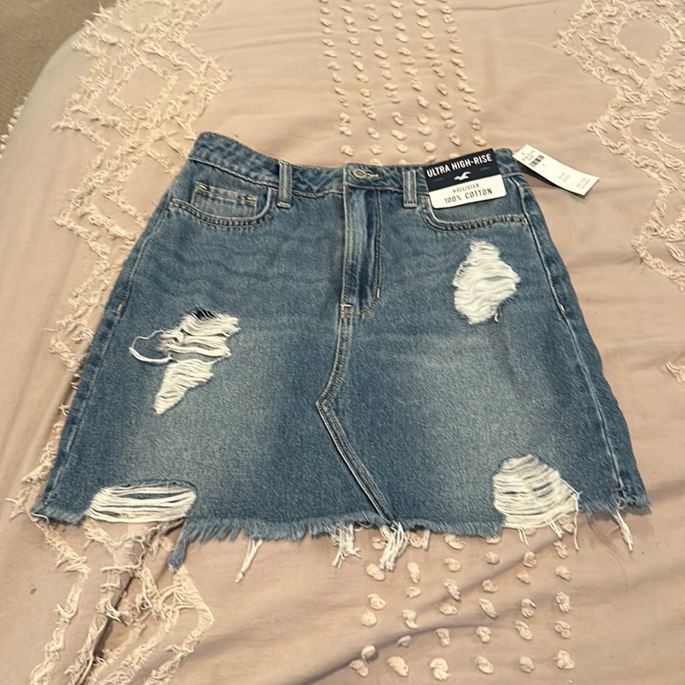 Hollister Denim skirt size 5 w27